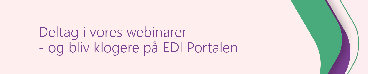 Webinar om EDI Portalen